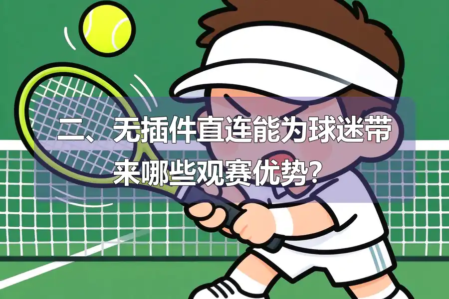 二、无插件直连能为球迷带来哪些观赛优势?